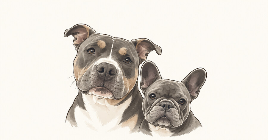 Piper and Swaggy, the two beloved family dogs Piper’s Pals Pet Rescue is named for